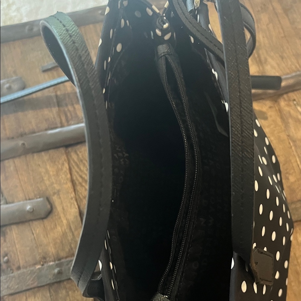 Kate Spade Black and White Polka Dot Shoulder Bag - Picture 7 of 8